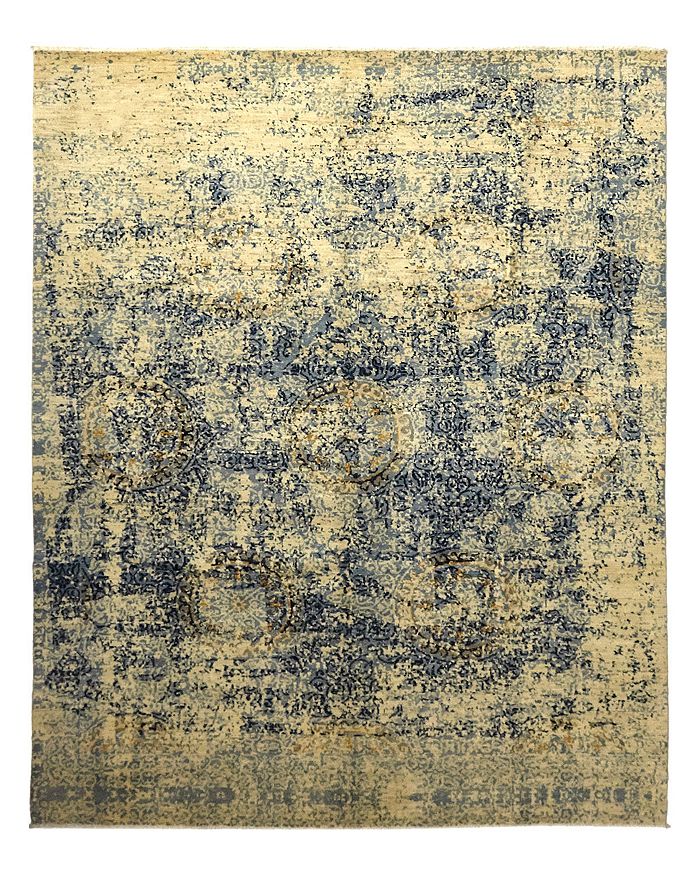Bloomingdale's Abstract 188951 Area Rug, 9' X 12'1 In Flax