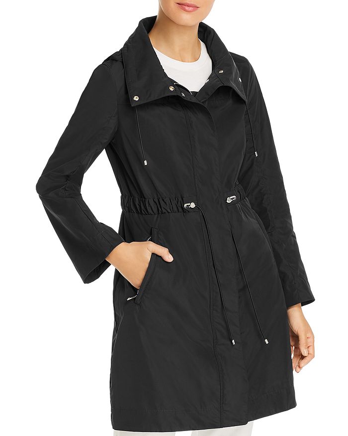 Moncler Malachite Long Rain Coat In Black | ModeSens Moncler Malachite Long Rain Coat In Black | ModeSens