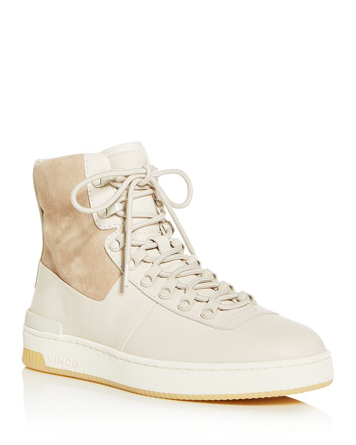 vince high top suede sneakers