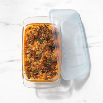 Lidded 1.6-Quart Glass Loaf Pan