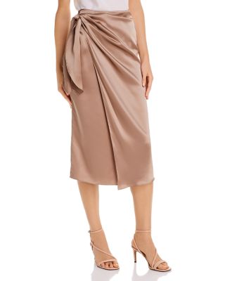 tie waist wrap skirt