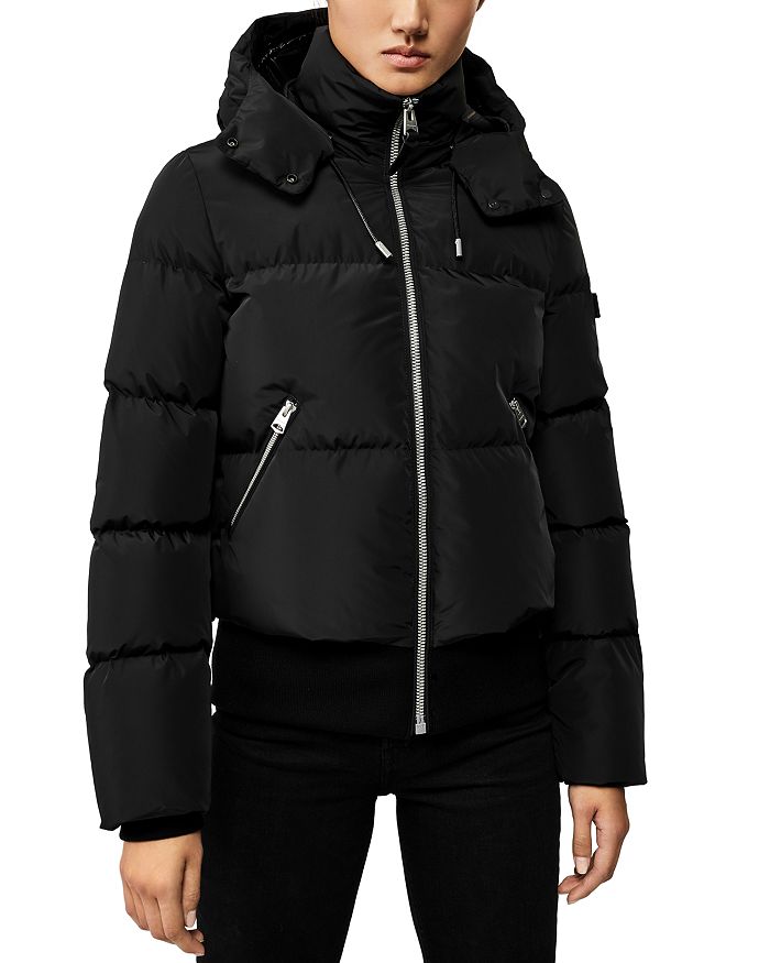 MACKAGE AUBRIE HOODED DOWN BOMBER JACKET,AUBRIE