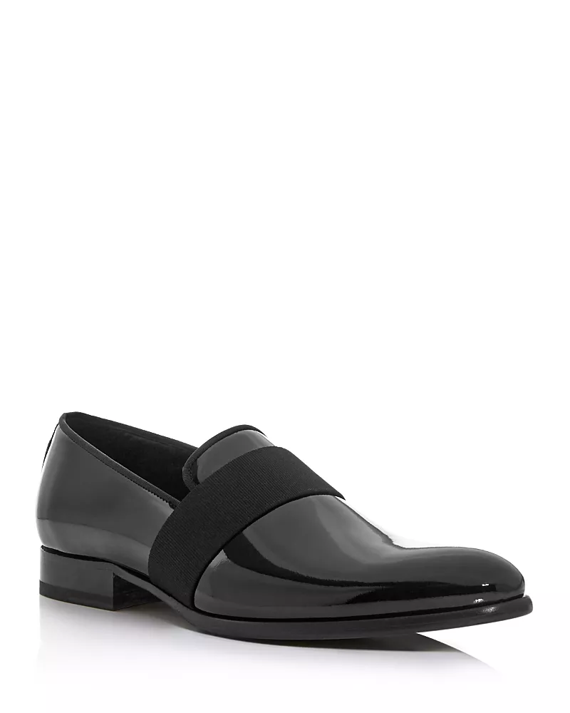 To Boot New York Men's Perry Patent Slip On Formal Loafers