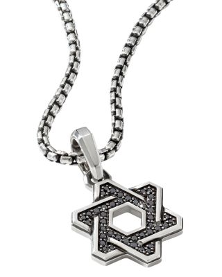 Deco Star of David Pendant, 24mm