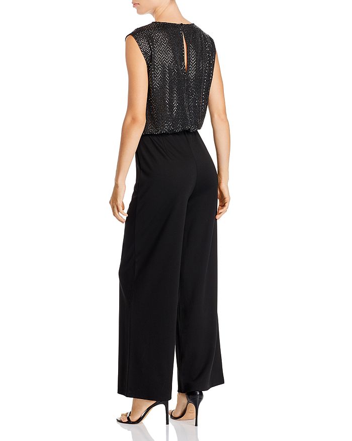 VERO MODA DARLING MIXED-MEDIA JUMPSUIT