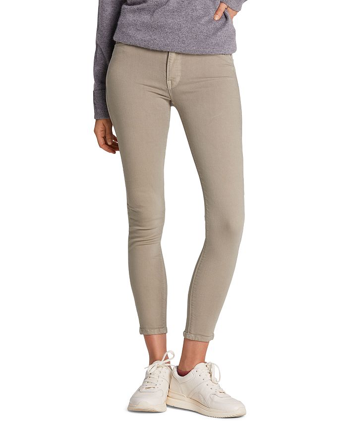 Hudson Barbara High-Rise Crop Super-Skinny Jeans in Laurel | Bloomingdale's