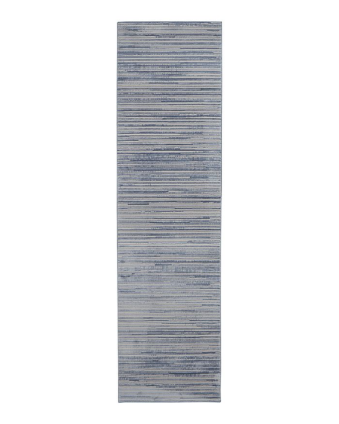 Calvin Klein Ck850 Orlando Runner Area Rug, 2'2 X 7'6 In Gray/blue