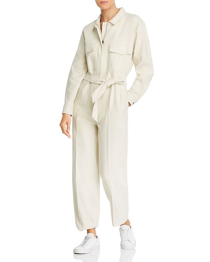 Stimulans Albany tolerantie Weekend Max Mara Omelia Belted Jumpsuit In Ivory | ModeSens