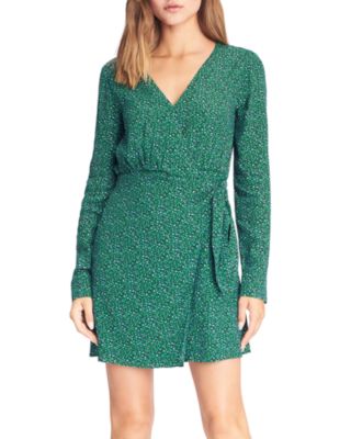 sanctuary leopard wrap dress