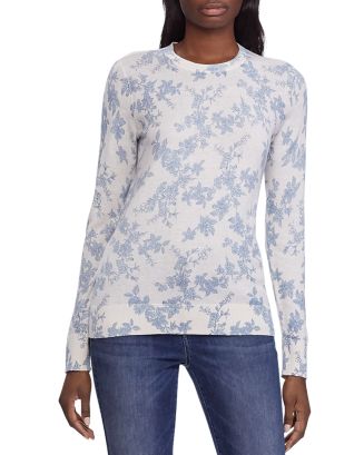 Ralph Lauren Floral Crewneck Sweater Bloomingdale's