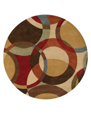 Livabliss Forum Fm-7108 Round Area Rug, 4' x 4'