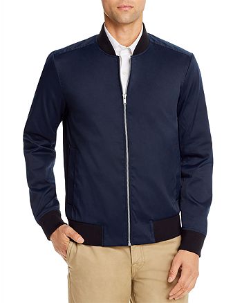 Theory Brant Regular Fit Bomber Jacket | Bloomingdale's
