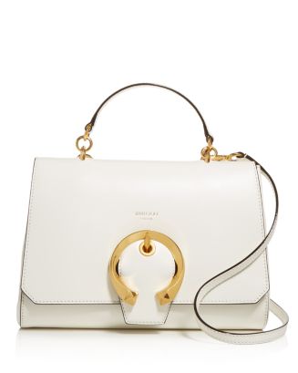 Jimmy Choo Madeline Large Leather Satchel Bloomingdale's