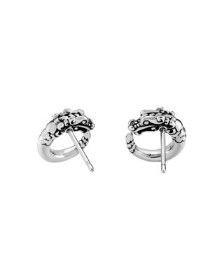 Sterling Silver Legends Naga Stud Earrings