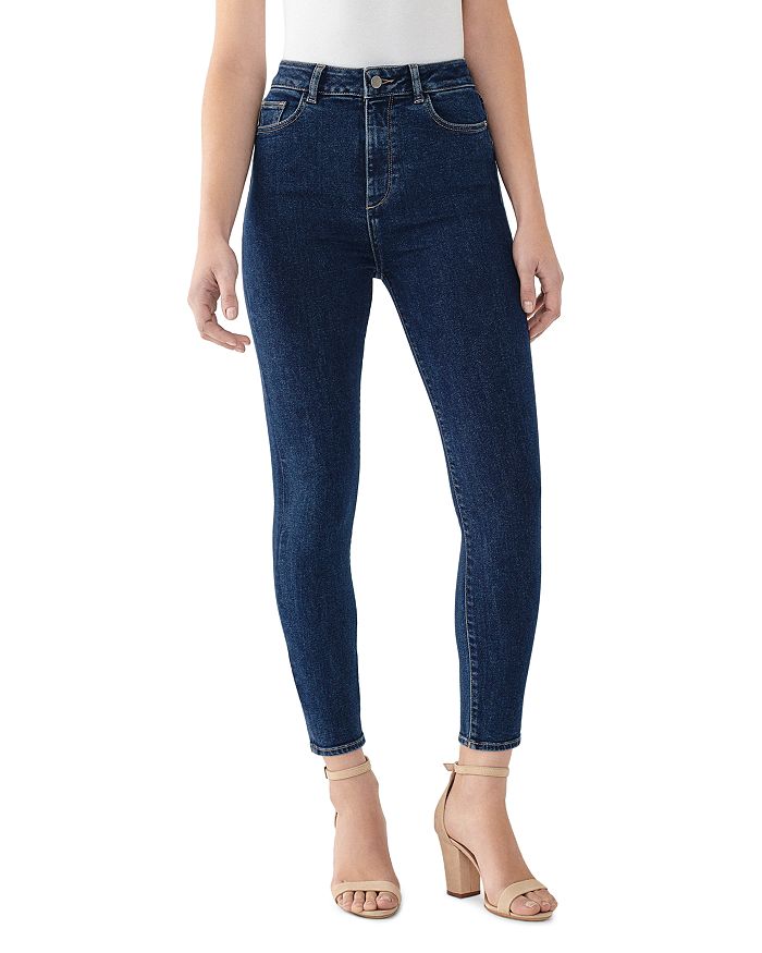 DL1961 Chrissy Cropped Ultra Skinny Jeans in Prussia Bloomingdale s
