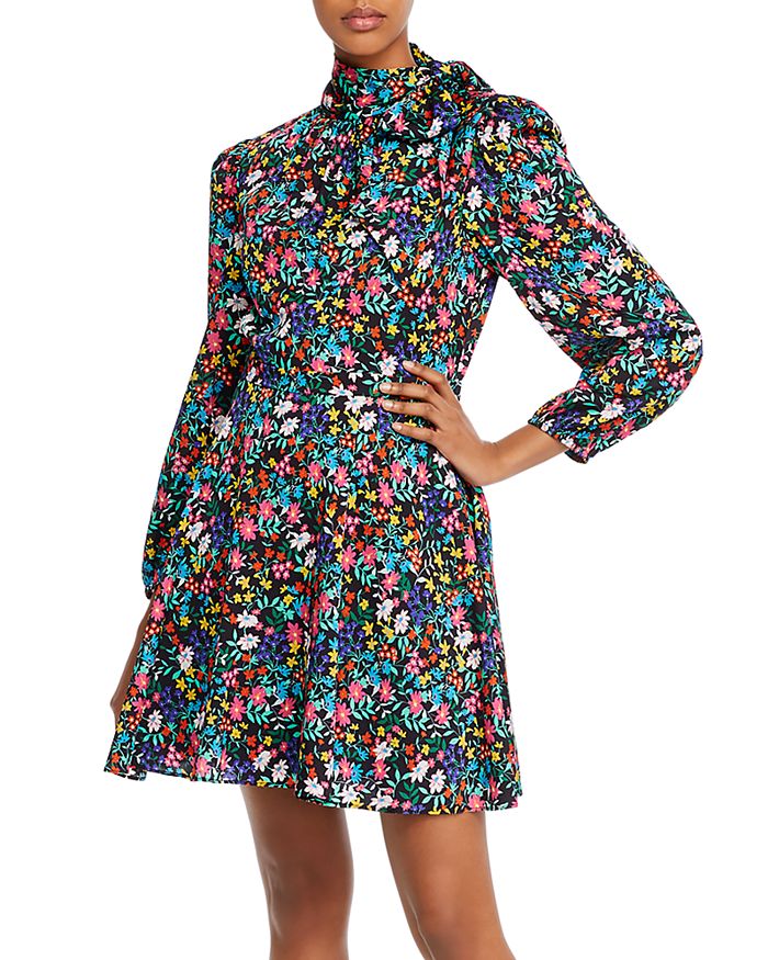 Milly Adele Garden Flower Silk Blend Dress Bloomingdale S