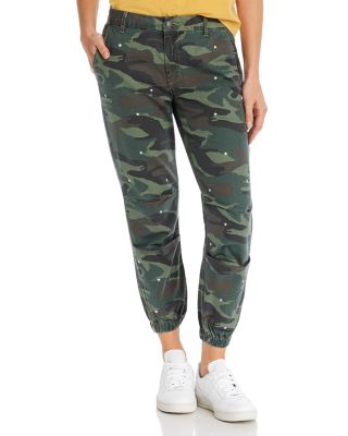 sundry camo zip jogger