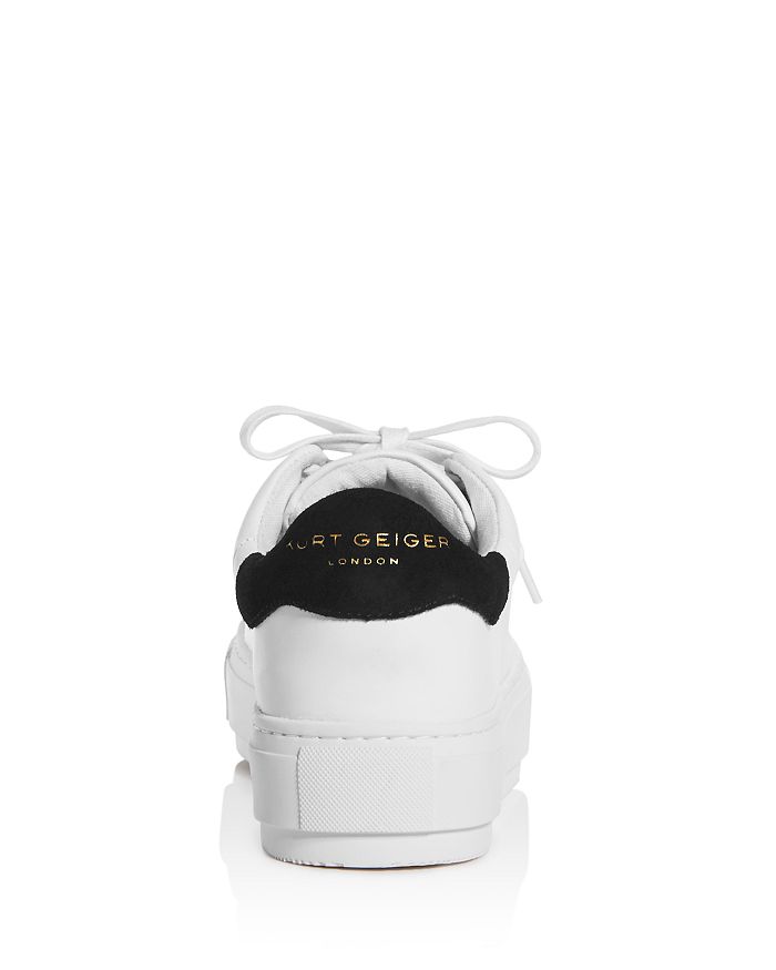 Shop Kurt Geiger Women's Laney Platform Low Top Sneakers In Open White