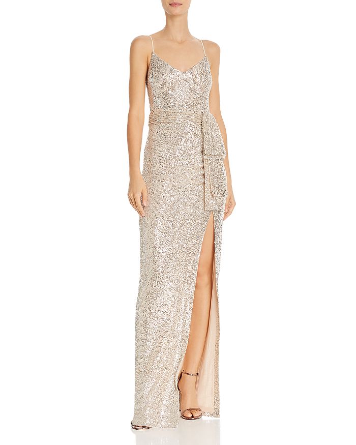 LIKELY EMILE SEQUINED COLUMN GOWN,YD10693258Y