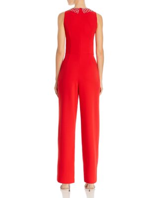 michael kors red jumpsuit