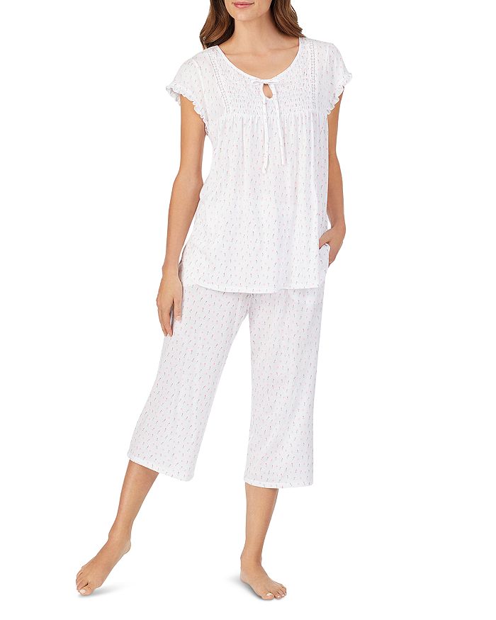 Eileen West Cap Sleeve Capri Pajama Set | Bloomingdale's