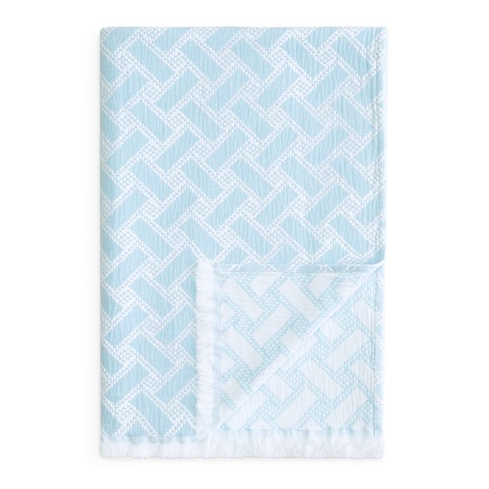 Amalia Home Collection Palma Throw - 100% Exclusive In Ice Blue