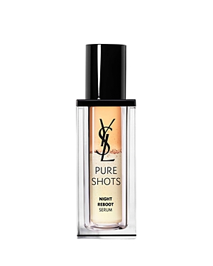 Saint Laurent Pure Shots Night Reboot Resurfacing Serum 1 Oz. In Orange