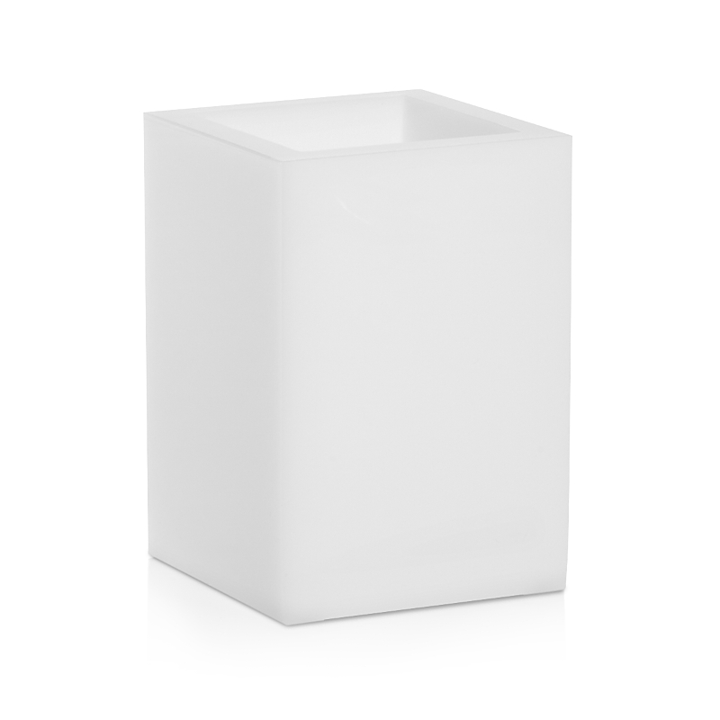 Mike And Ally Ice Make Up Brush Holder In White Ice