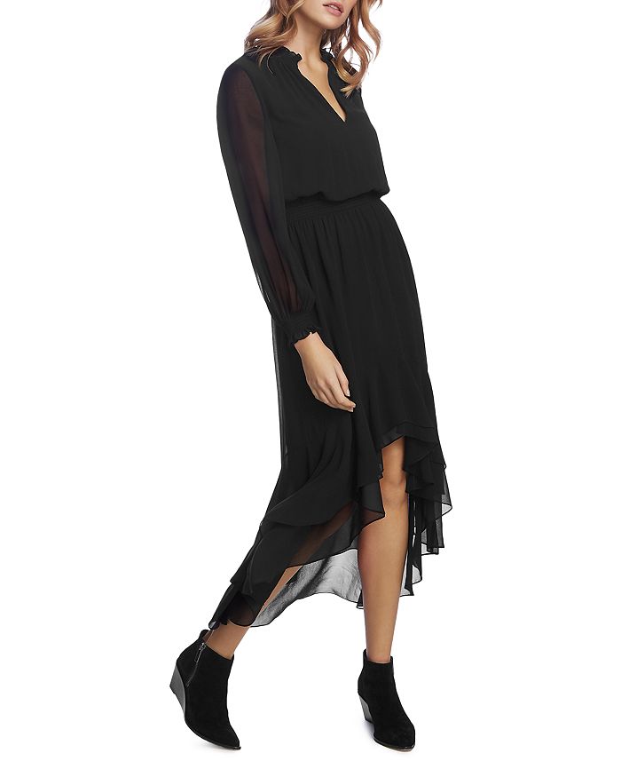 Shop 1.state High/low Maxi Dress In Rich Black