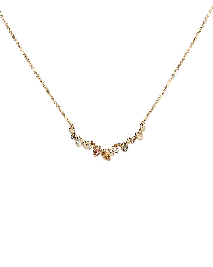 Alexis Bittar Crystal Row Pendant Necklace, 16