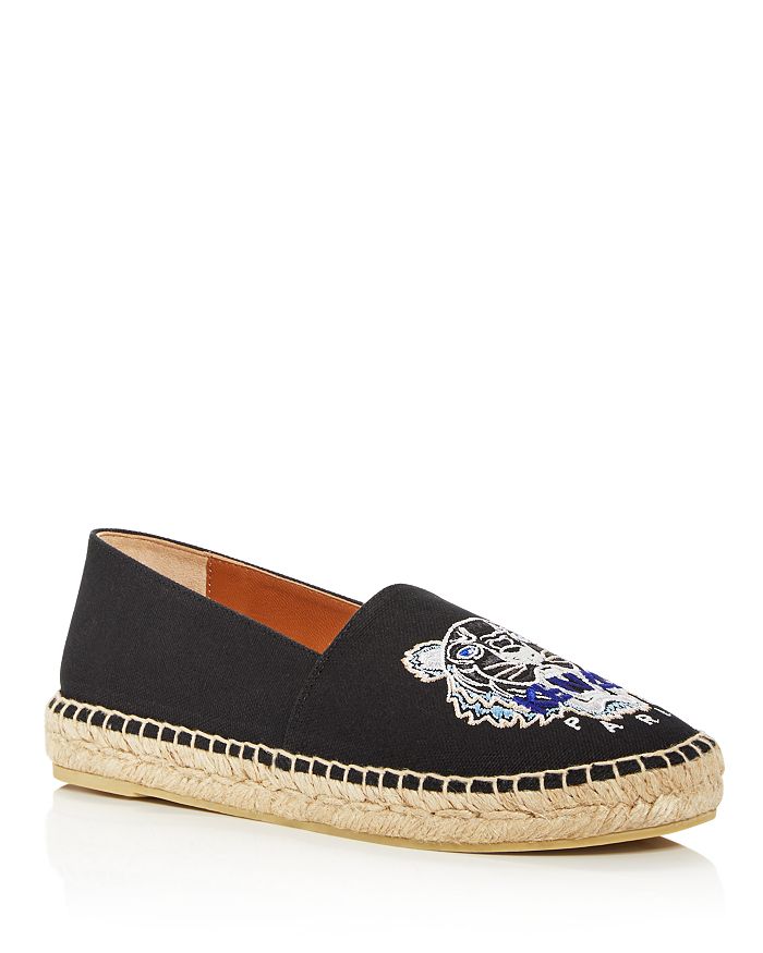 Kenzo Women s Tiger Embroidered Espadrille Flats Bloomingdale s