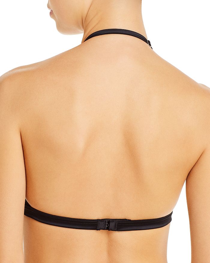 IMPLICITE HIGH NECK HALTER BRALETTE