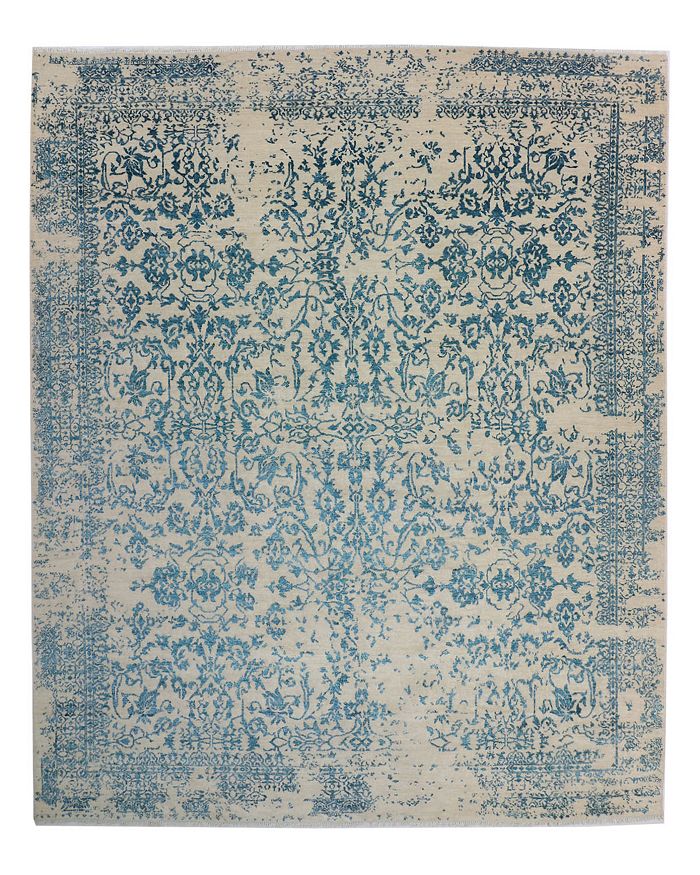 Timeless Rug Designs Elsa S3545 Area Rug, 9' X 12' In Ivory, Turquoise