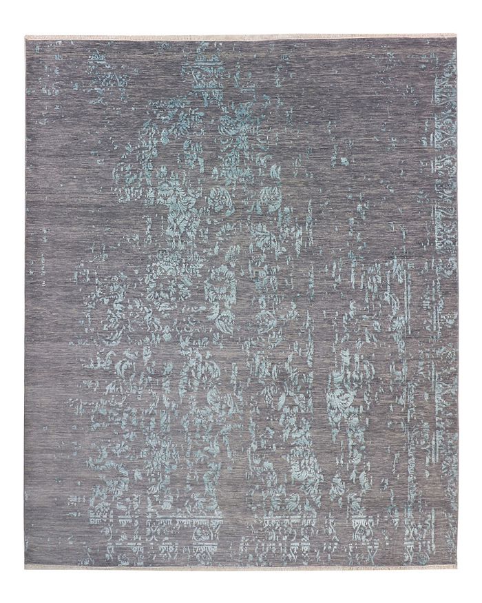Timeless Rug Designs Formia S3534 Area Rug, 8' X 10' In Dark Gray, Turquoise