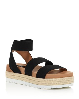 black espadrille sandals platform