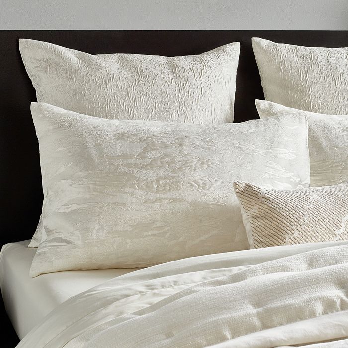 Shop Donna Karan Seduction Collection King Pillow Sham In Ivory