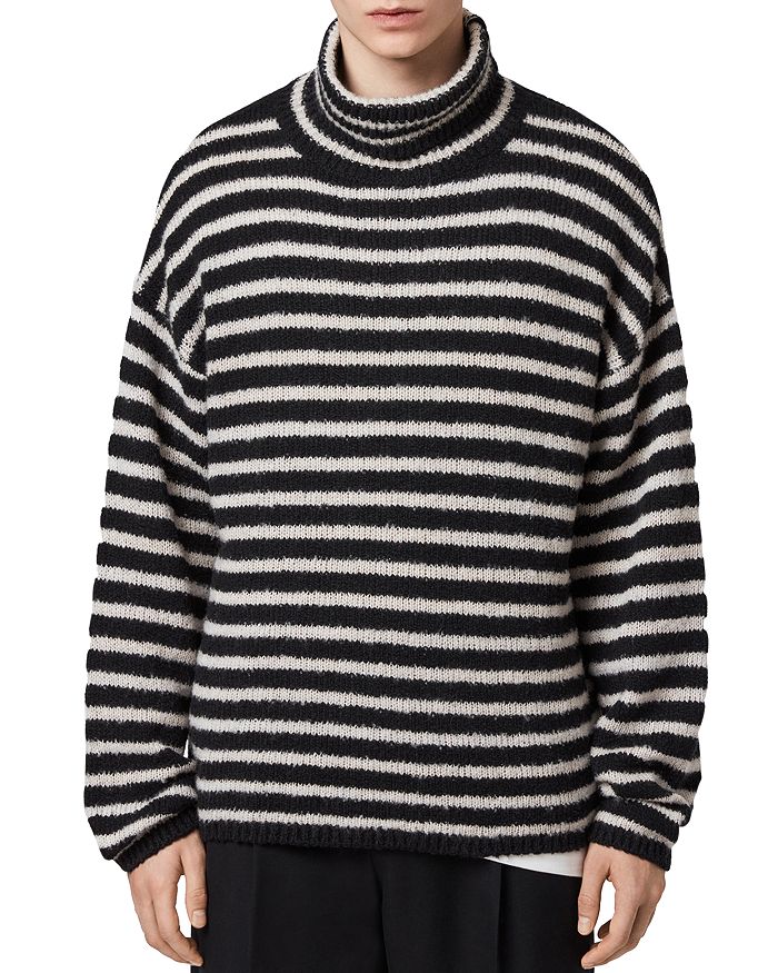 ALLSAINTS Alderney Striped FunnelNeck Sweater Bloomingdale's