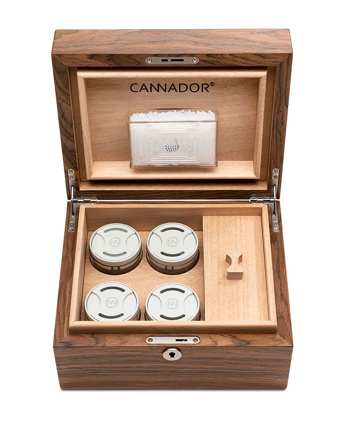 Cannador 4-strain Humidor With Nook In Walnut