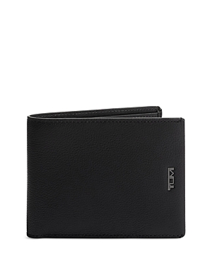Tumi Nassau Global Double Leather Wallet in Black Texture at Nordstrom