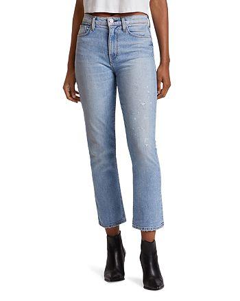 Hudson Holly High-Rise Crop Flare Jeans in Colossal | Bloomingdale's