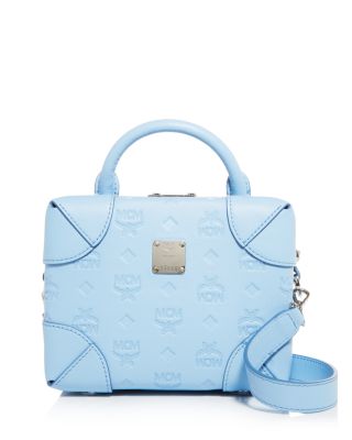 mcm blue crossbody