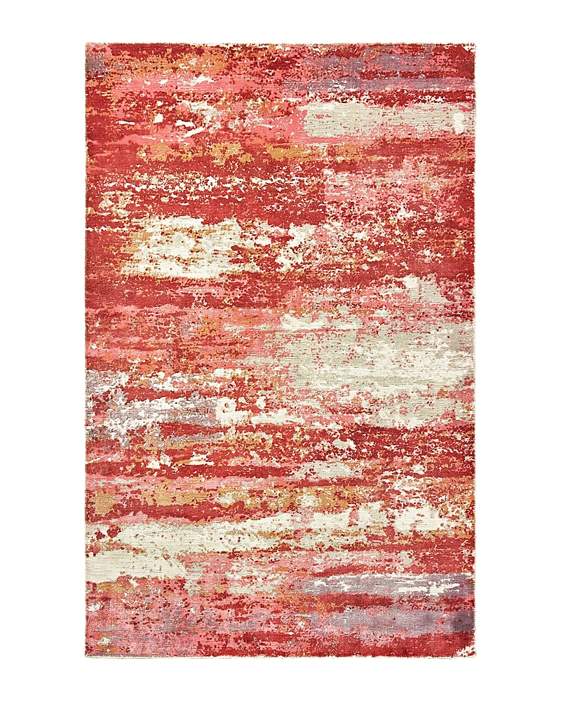 Oriental Weavers Formations 70004 Runner Area Rug, 2'6 X 10' In Pink/red