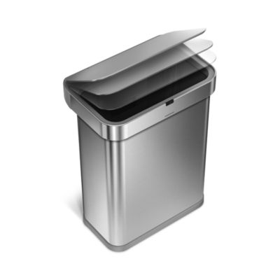 58 Liter Sensor Trash Can with Liner Pocket
