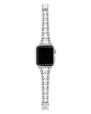 Smart Caviar White Ceramic Apple™ Watch Bracelet, 42-44mm