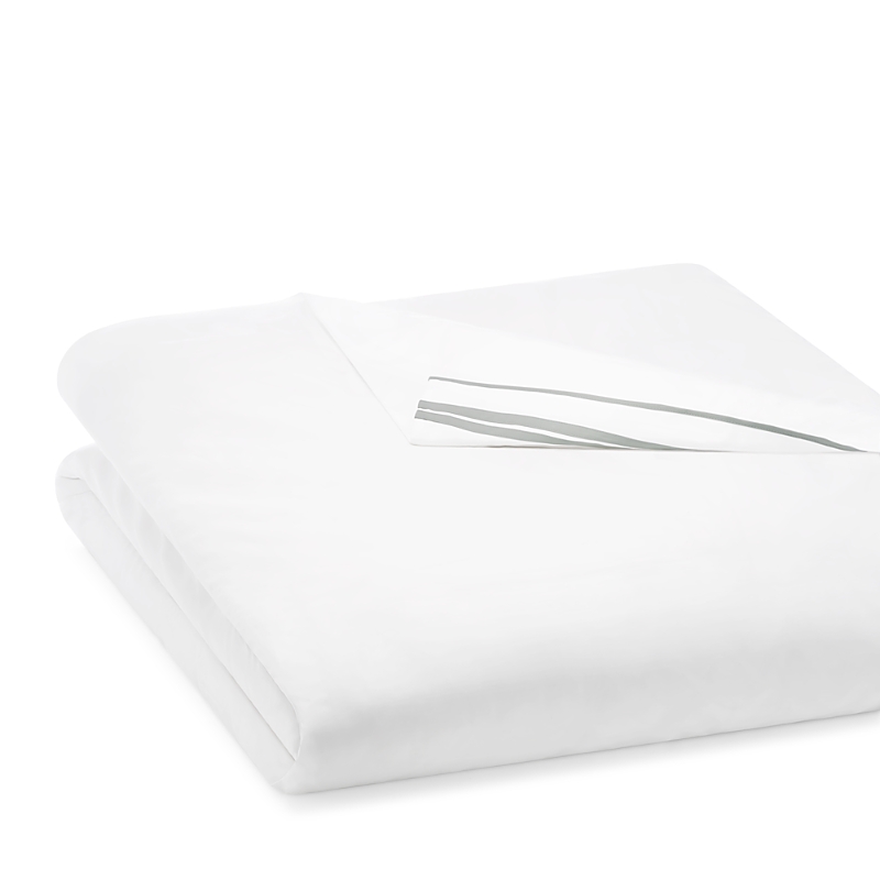Matouk River Duvet Cover, King - Exclusive In Silver