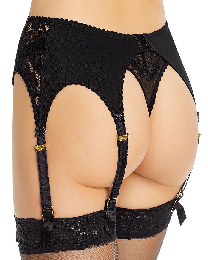 Shop Dita Von Teese Cora Suspender Belt In Black