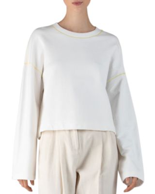 cotton french terry sweatshirt