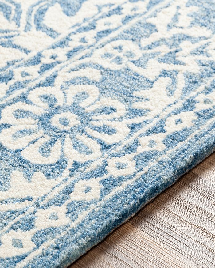 Surya Granada Gnd-2300 Area Rug, 4' X 6' In Pale Blue/beige