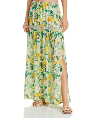 maxi skirt swim cover up