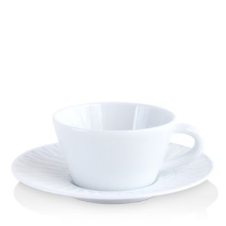 Bernardaud Twist White After Dinner Saucer | Bloomingdale's